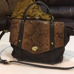 Cuir Rose genuine leather bag - never used